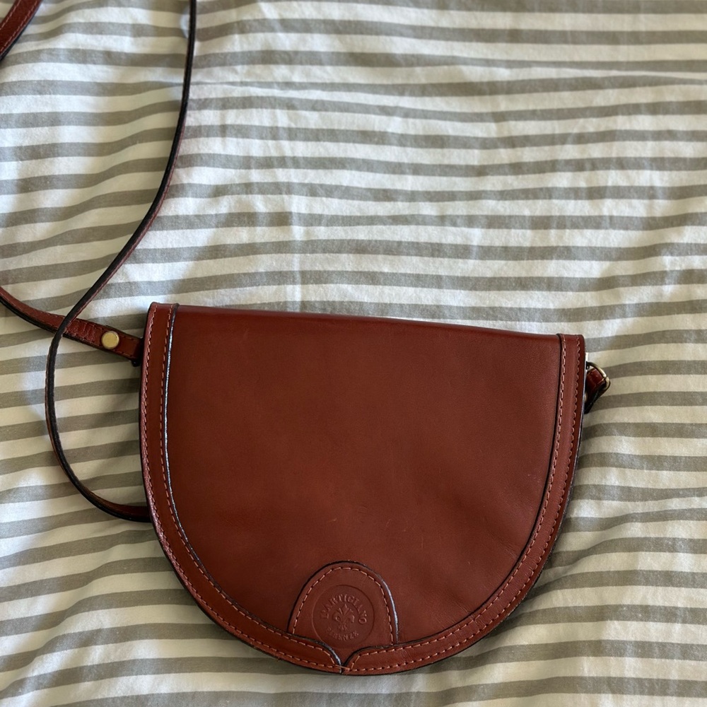 L’Artigiano Brown Leather Crossbody Bag
